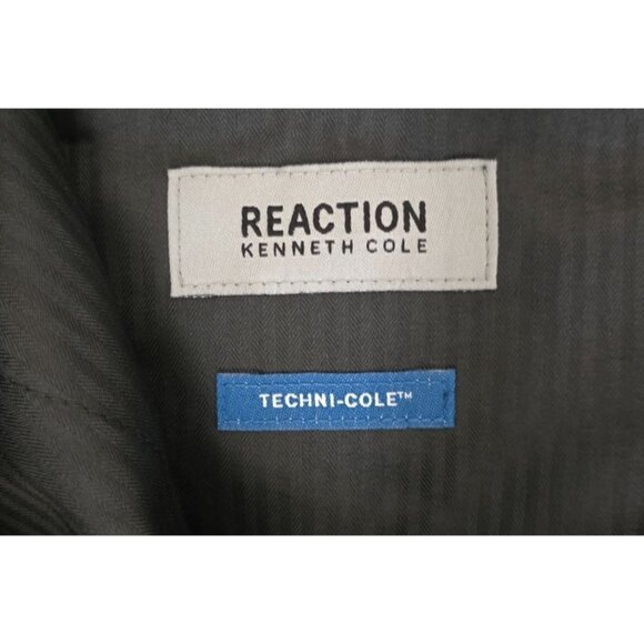 Kenneth Cole Reaction Mens Navy Dress Pants 42R 35W Techni-Cole Stretch Comfort - Picture 3 of 4